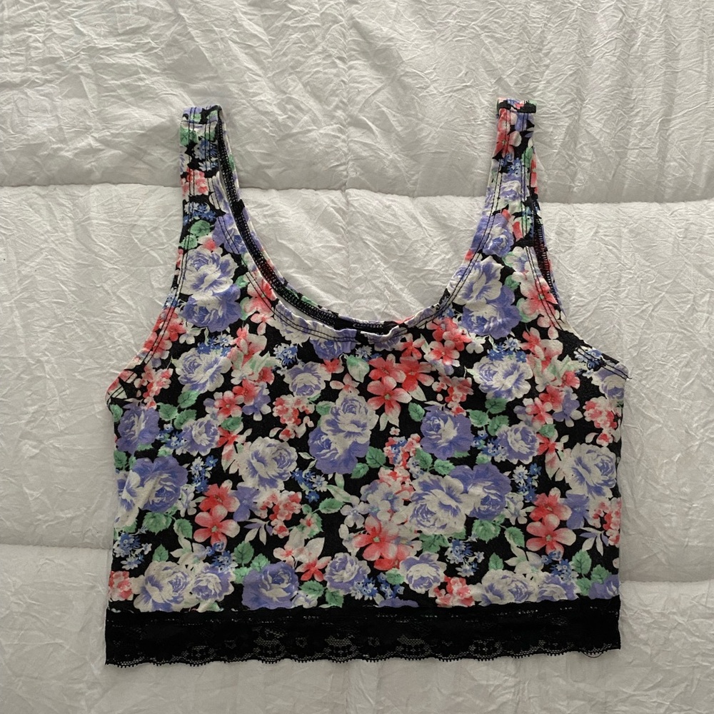 floral print crop top
